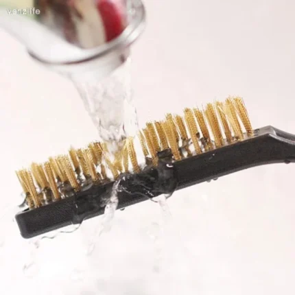 3Pcs/Set 7 inches Stainless Steel Brush Brass Cleaning Brush Polishing Rust Remover Metal Wire Brush Cleaning Tool Family - Image 5