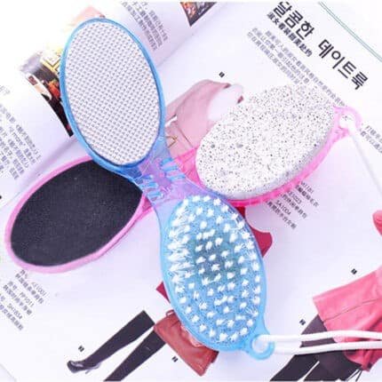 1pcs/ 4 Step Pedicure Paddle Multi-use Foot Care Brush Pumice Scrubber Scraper - Image 2