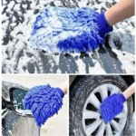 Microfiber Cleaning Glove for Car, Bike Wash