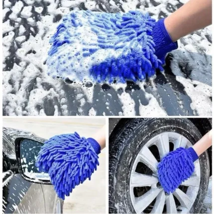 Microfiber Cleaning Glove for Car, Bike Wash