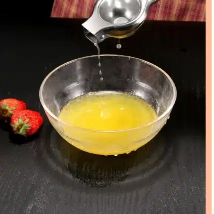 Metal Lemon Squeezer HendHeld Juicer Double Bowl Lemon Lime Squeezer Manual Press Juicer - Image 2