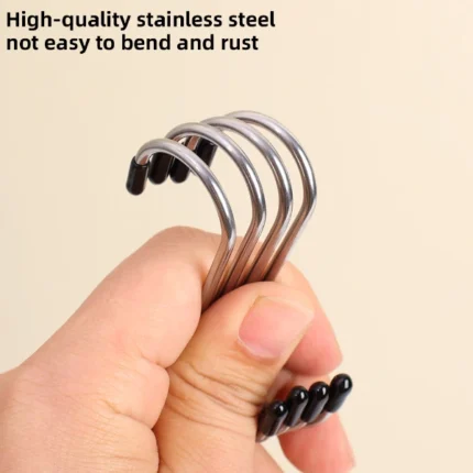 4 Stainless Steel Heavy Duty S-Shaped Hooks