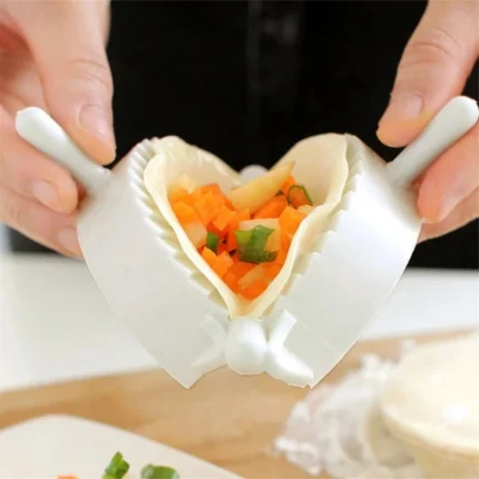 3pcs/set Plastic Dumpling Mold Dough Press Gadgets Cooking Dumplings Easily - Image 3