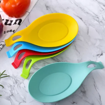 Silicone Kitchen Cooking Spoon Rest Mat Heat Resistant Utensil Spatula Holder - Image 4