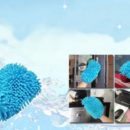 Microfiber Cleaning Glove for Car, Bike Wash - Image 5