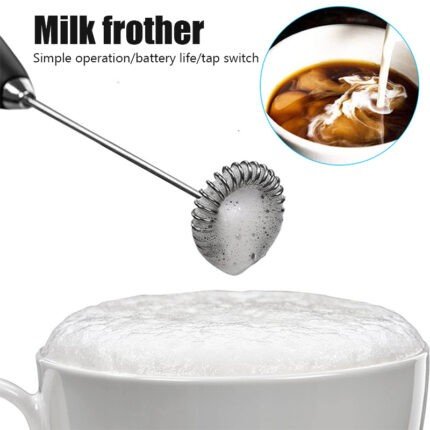 Hand Mixer Cappuccino Coffee Maker - Black - Coffee Mixer - Image 4