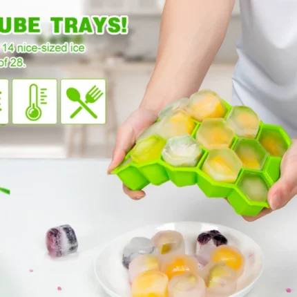 Silicone Ice Cube Tray 37 Cavity Ice-making Box - Image 3