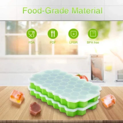 Silicone Ice Cube Tray 37 Cavity Ice-making Box - Image 4