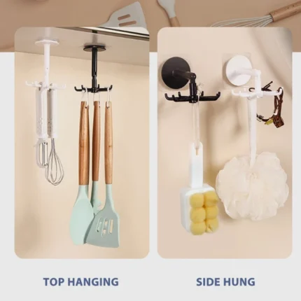 5 in 1 Pcs 360 Degrees Rotated Kitchen Hooks - Image 3