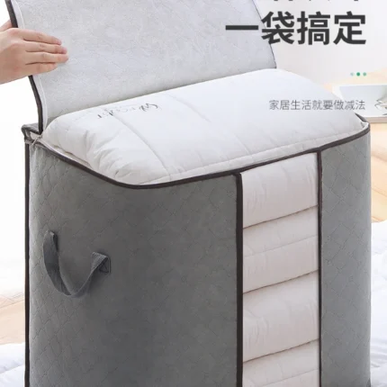 High Capacity Non-woven Multi-functional Storage Bag Clothes Quilt Storage BagPacking Bags - Image 4