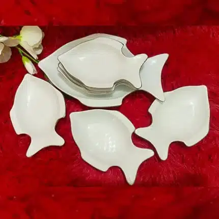 Excusive 7 Pcs Sweet Bowl Set Including Serving Dish - Image 5