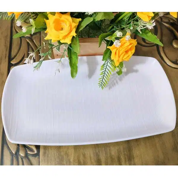 14 Inch Ceramic Serving Tray for Party