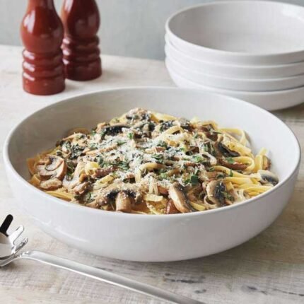 Ceramic Pasta Bowl 8 inch - Image 6