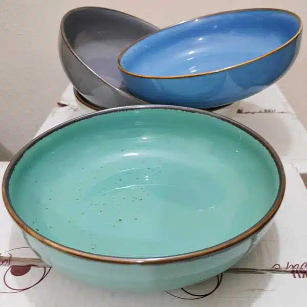 Ceramic Pasta Bowl 8 inch - Image 4