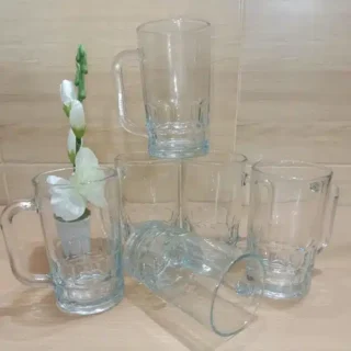 450ml glass juice mug - Image 3