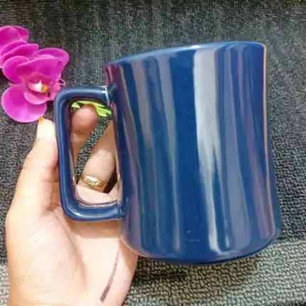 nevy blue color mug