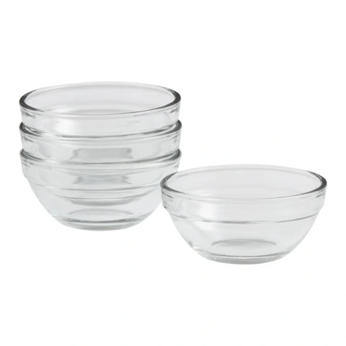 Glass Stackable  Dessert/Serving Glass Bowls - Image 3