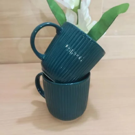 Ramkin Ceramic Coffee Mug Light Red, Yellow, pink, blue . - Image 3