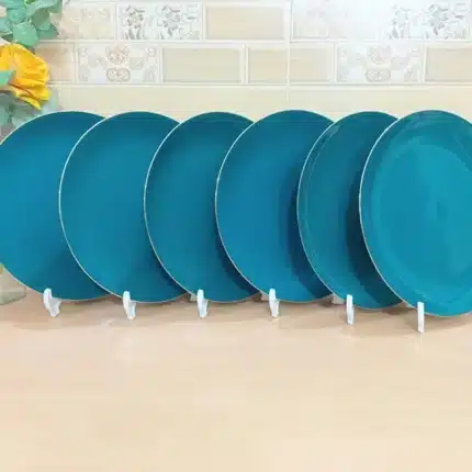 Ceramic Dinner Set 32 pcs ( pear green colour and ocean colour) - Image 8