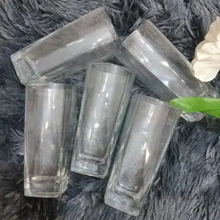 Crystal Clear water glass  Set 6 Pieces - Image 4