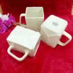 milky white mug