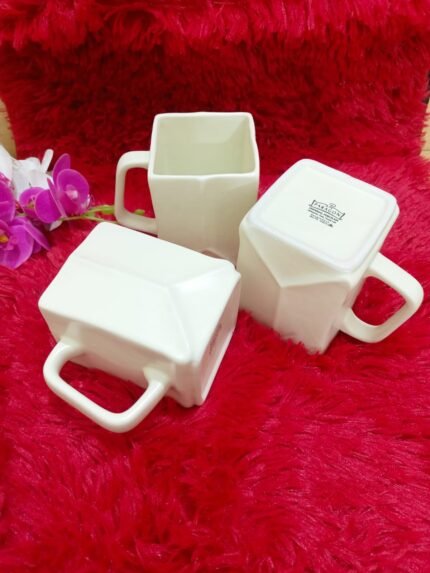 milky white mug