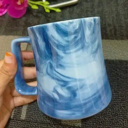 blue color mug