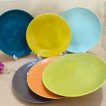 colourful plate