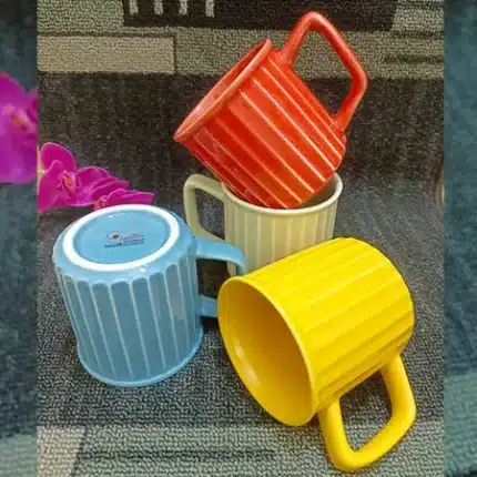 multi color 4 pcs cup set