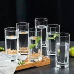 Tall Water Drinking Glass