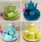 4 set 4 color teapot