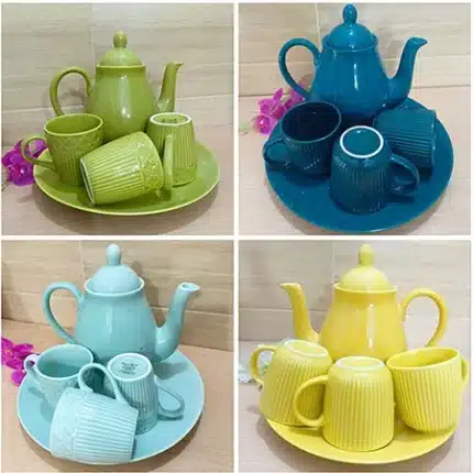 4 set 4 color teapot