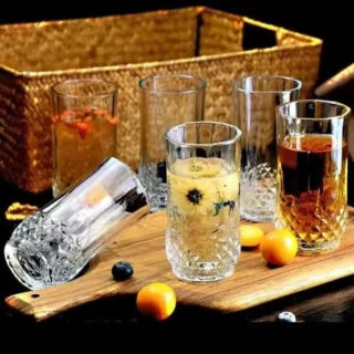 Drinking Water Glass  - 6 pcs - Image 2