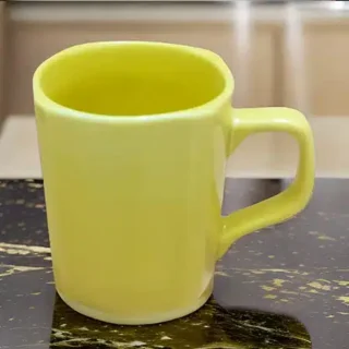 yellow mug