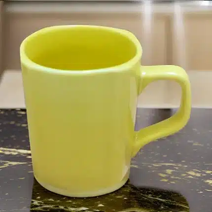 yellow mug