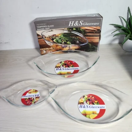 H&S Glass ware Serving Dish - Image 2