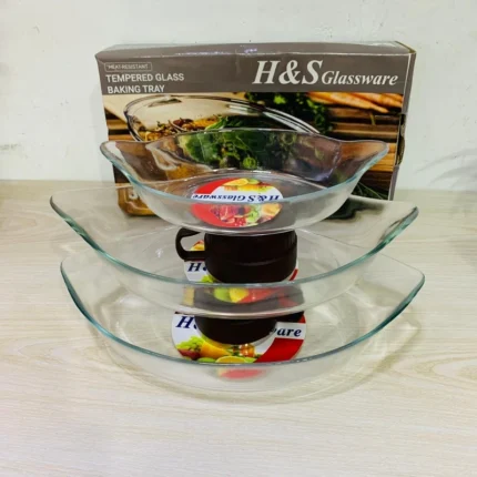 H&S Glass ware Serving Dish - Image 3
