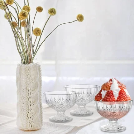 Crystal Classic Ice Cream Bowl Set - Image 3