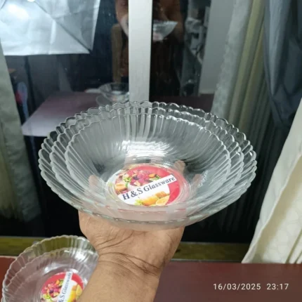 H & S Glassware Oven-Proof 3 Pcs Serving Bowl Dish - Image 2