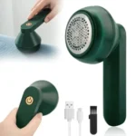Rechargeable Electric Lint Remover, Lint Balls with 3 Spare Replaceable Stainless Steel Blades, Battery Operated, Remove Clothes Fuzz