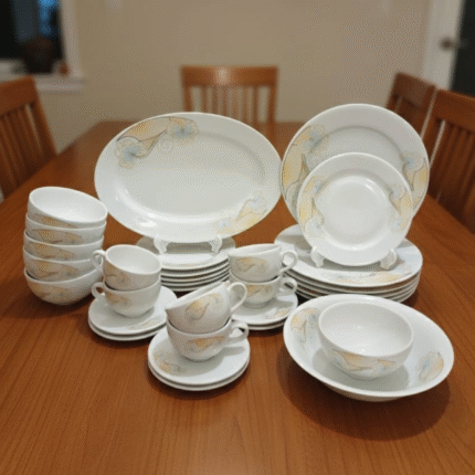 32 pieces ceramic dinner set