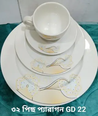 32 pcs paragon ceramic  dinner set - Image 4
