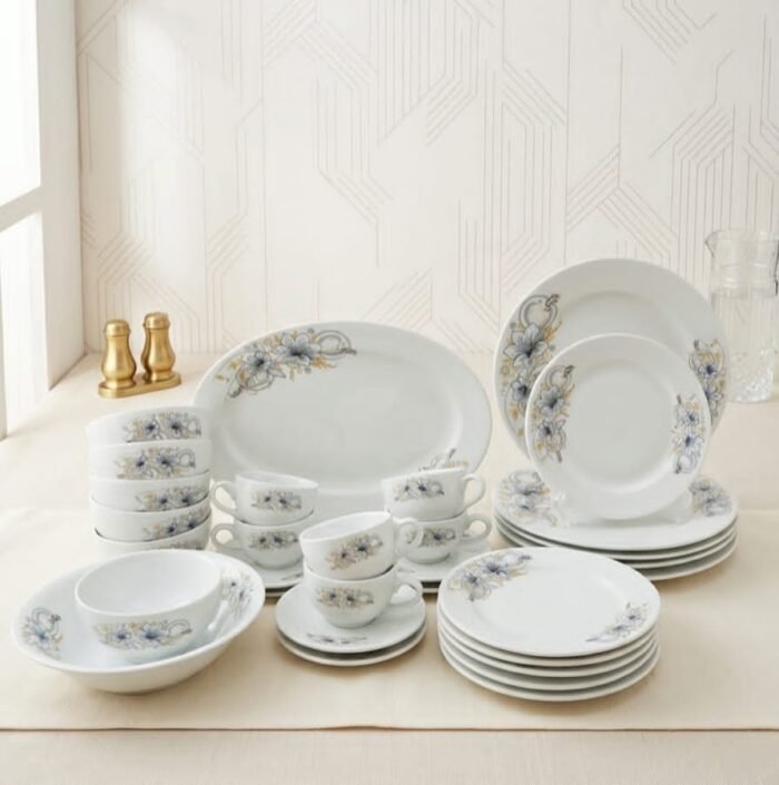 32 pieces print dinner set - Image 2