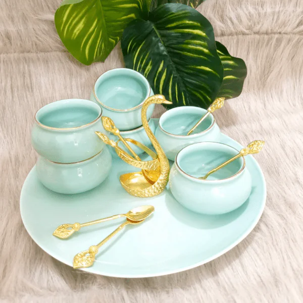 ceramic colourfull hari set - Image 3