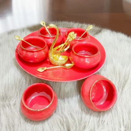 ceramic colourfull hari set - Image 2