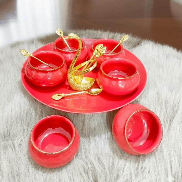 ceramic colourfull hari set - Image 2