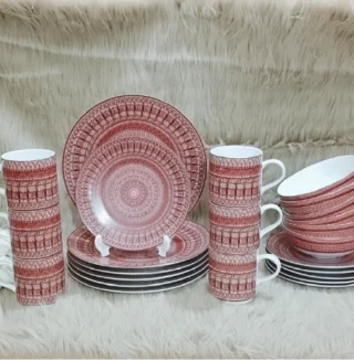 24 pieces nakshi dinner set - Image 2