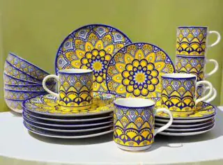 24 pieces nakshi dinner set