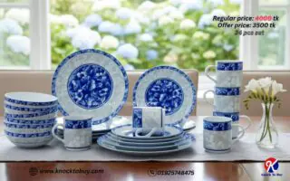 24 pieces nakshi dinner set - Image 3