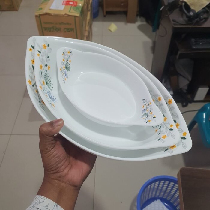 Opal Glass Food Bowl Set - Image 5